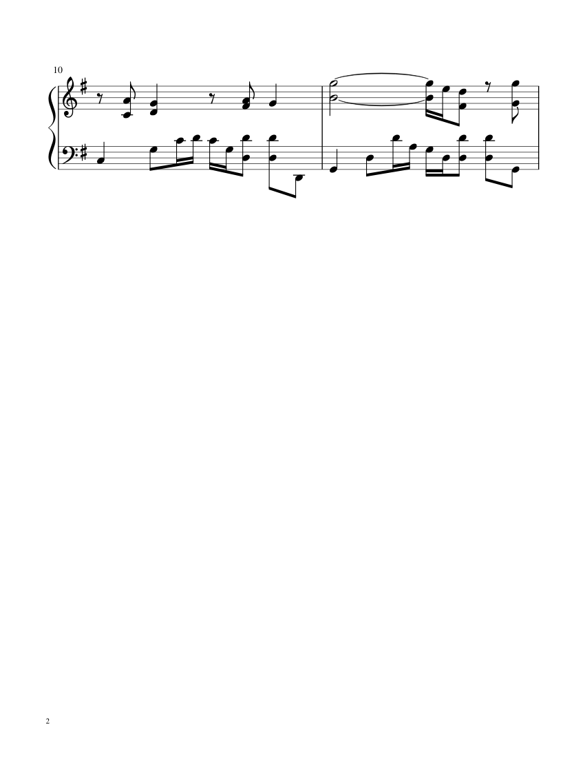 22 - Taylor Swift - piano sheet music page 2