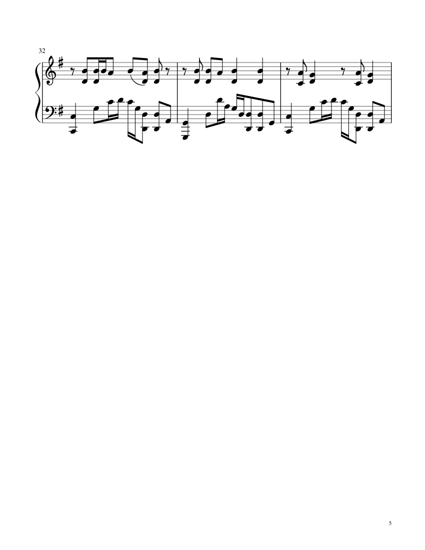 22 - Taylor Swift - piano sheet music page 5