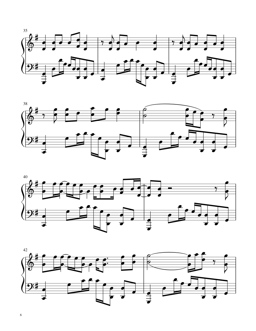 22 - Taylor Swift - piano sheet music page 6