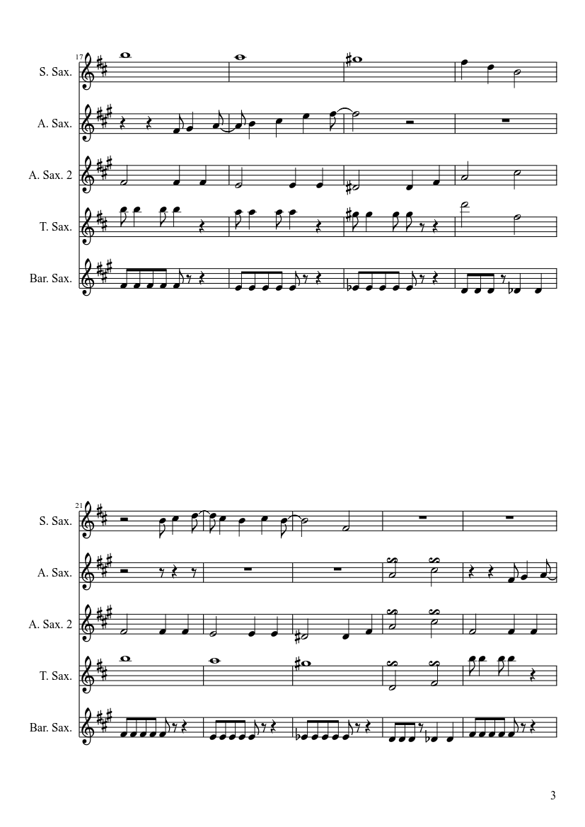 25 or 6 to 4 - piano sheet music page 3