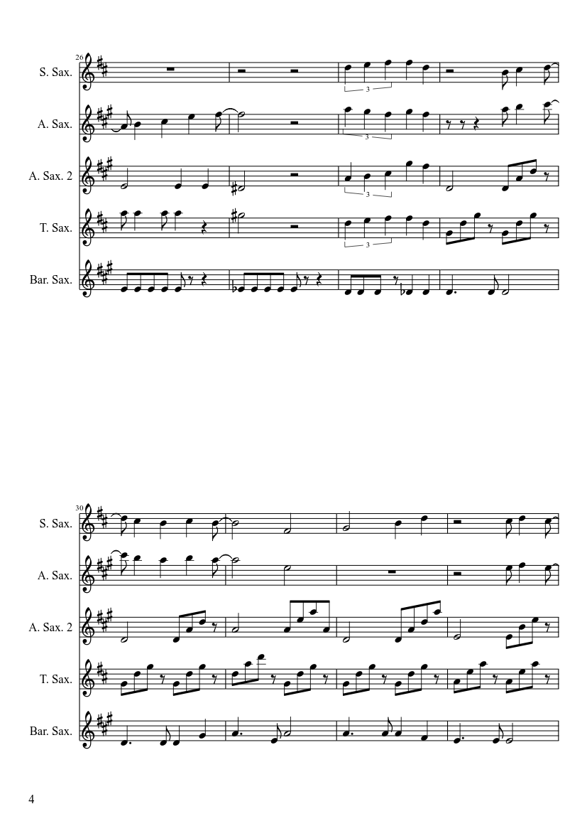 25 or 6 to 4 - piano sheet music page 4