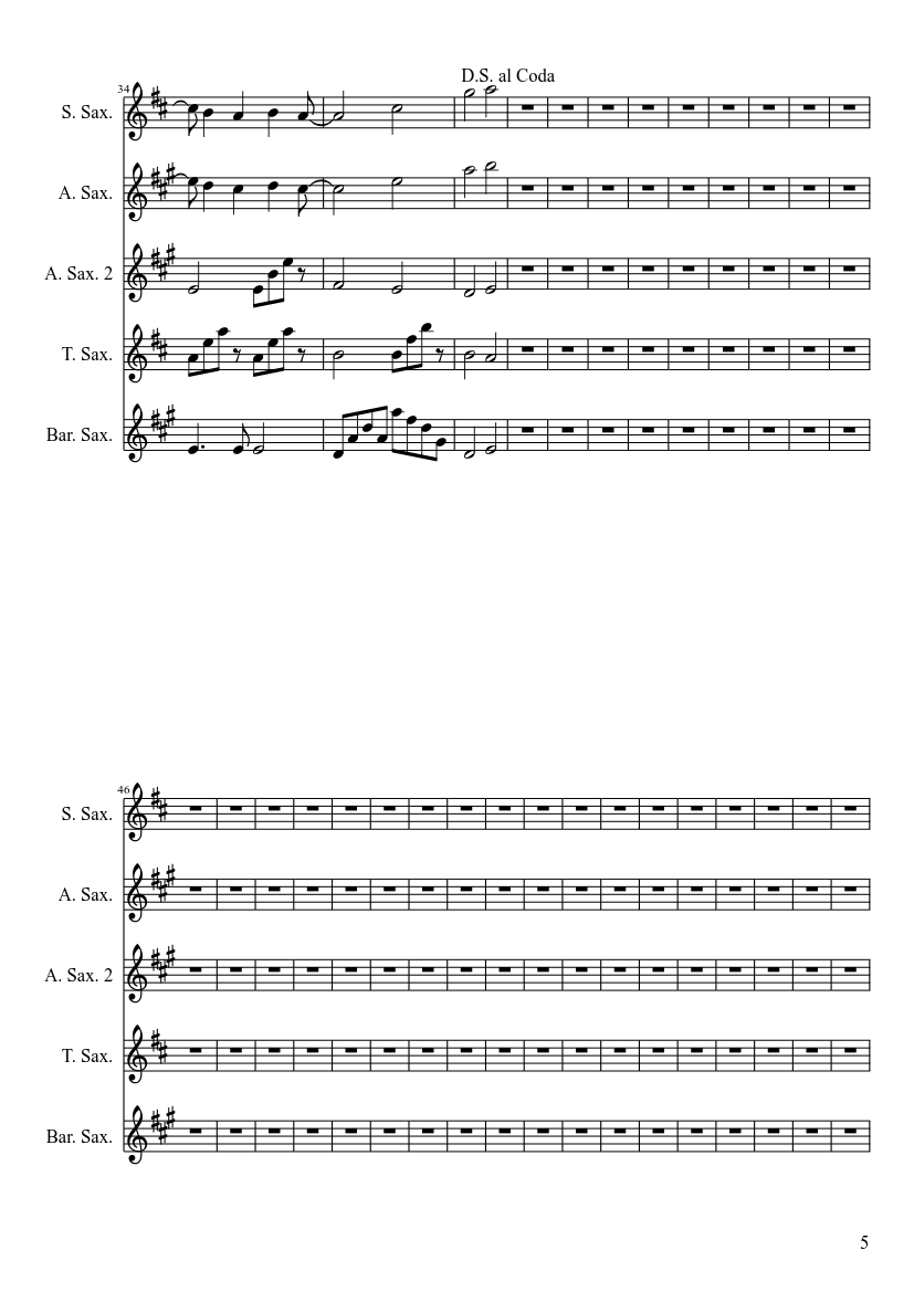 25 or 6 to 4 - piano sheet music page 5