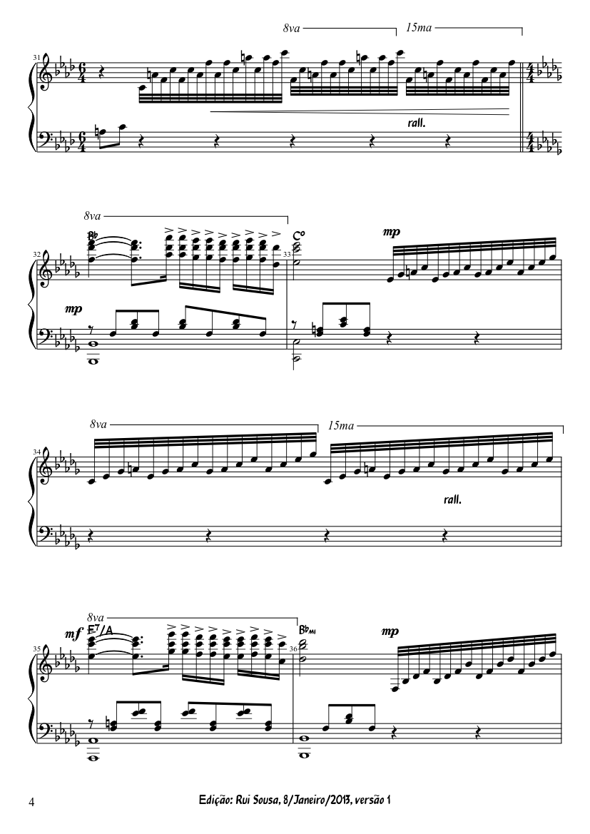 A Comme Amour - Richard Clayderman - piano sheet music page 4