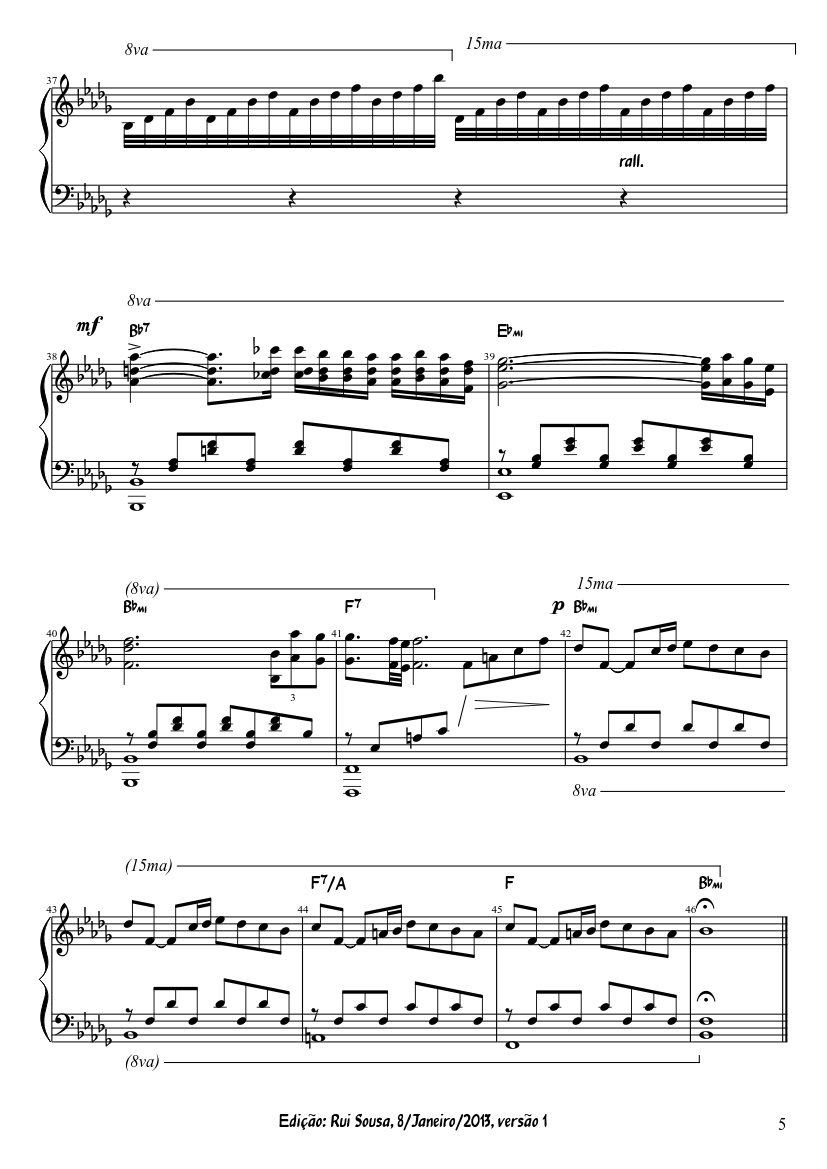 A Comme Amour - Richard Clayderman - piano sheet music page 5