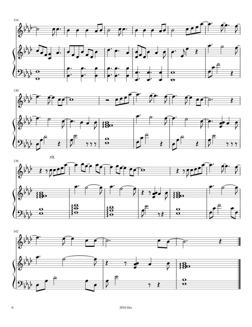 All Of Me - John Legend (Piano Cover - ReiK) - piano sheet music page 6