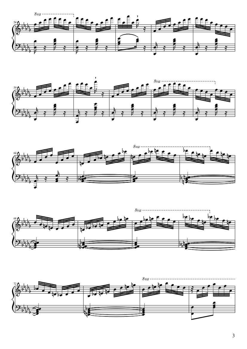 Carl Czerny: The School Of Velocity, Op.299, No.39 - piano sheet music page 3