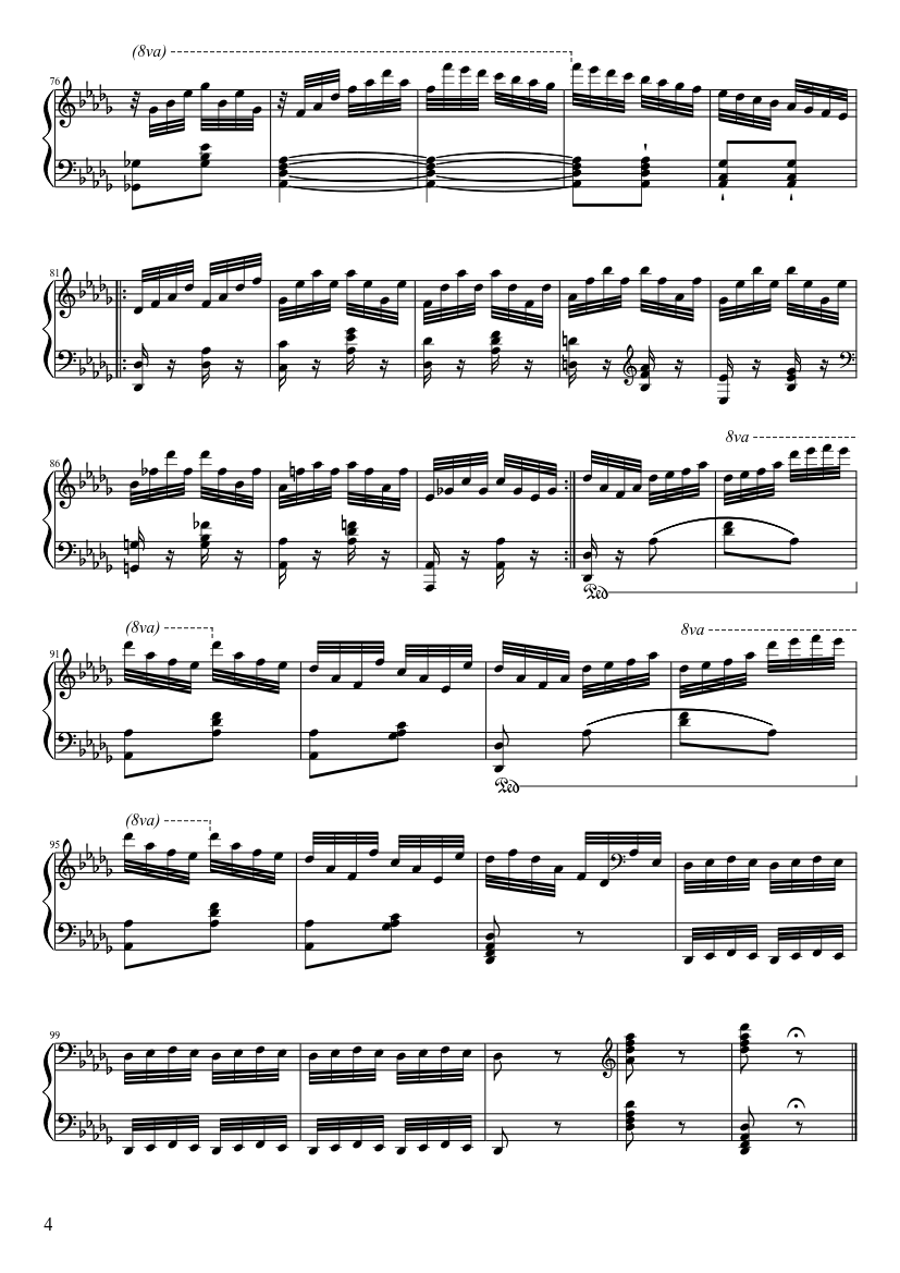 Carl Czerny: The School Of Velocity, Op.299, No.39 - piano sheet music page 4
