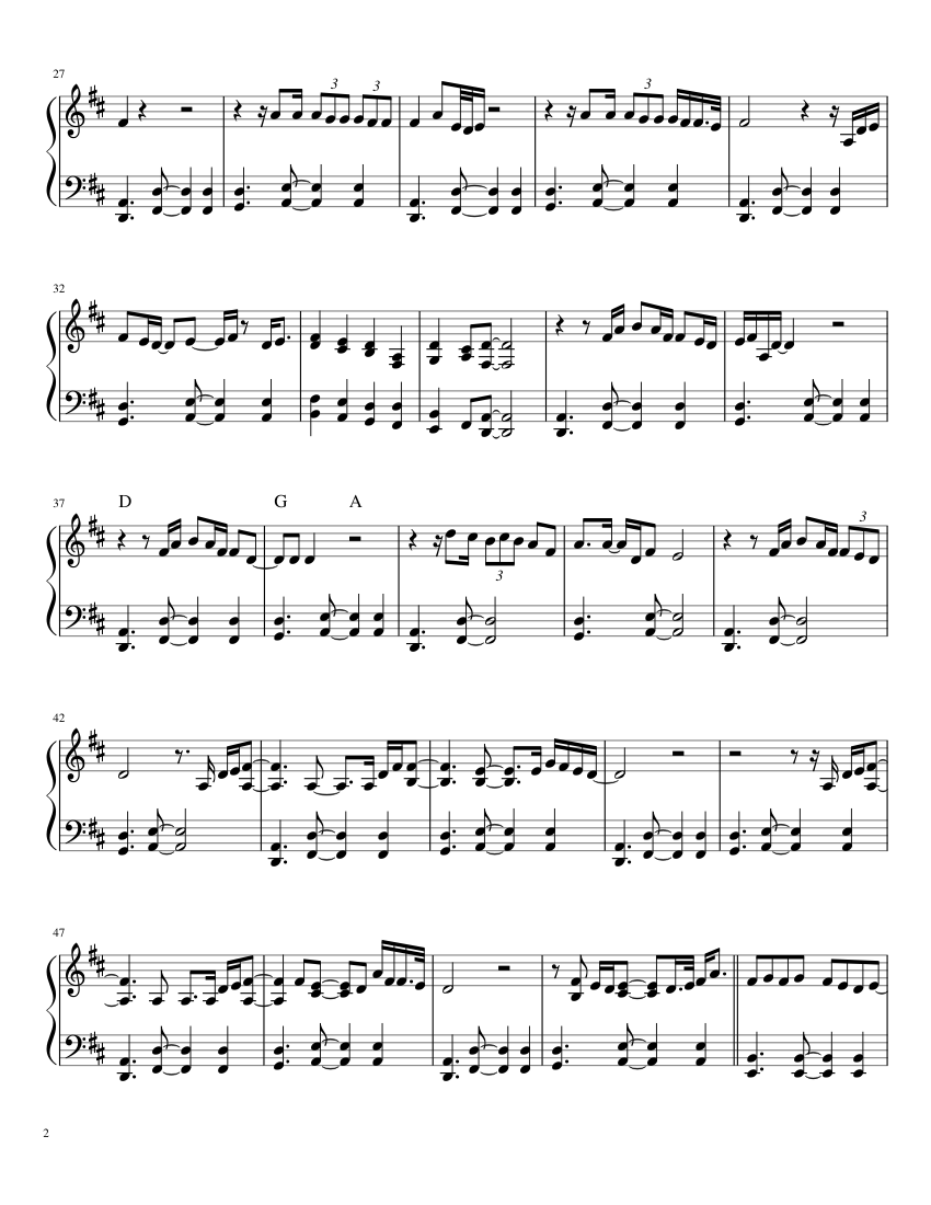 Ed Sheeran-Thinking out Loud - piano sheet music page 2