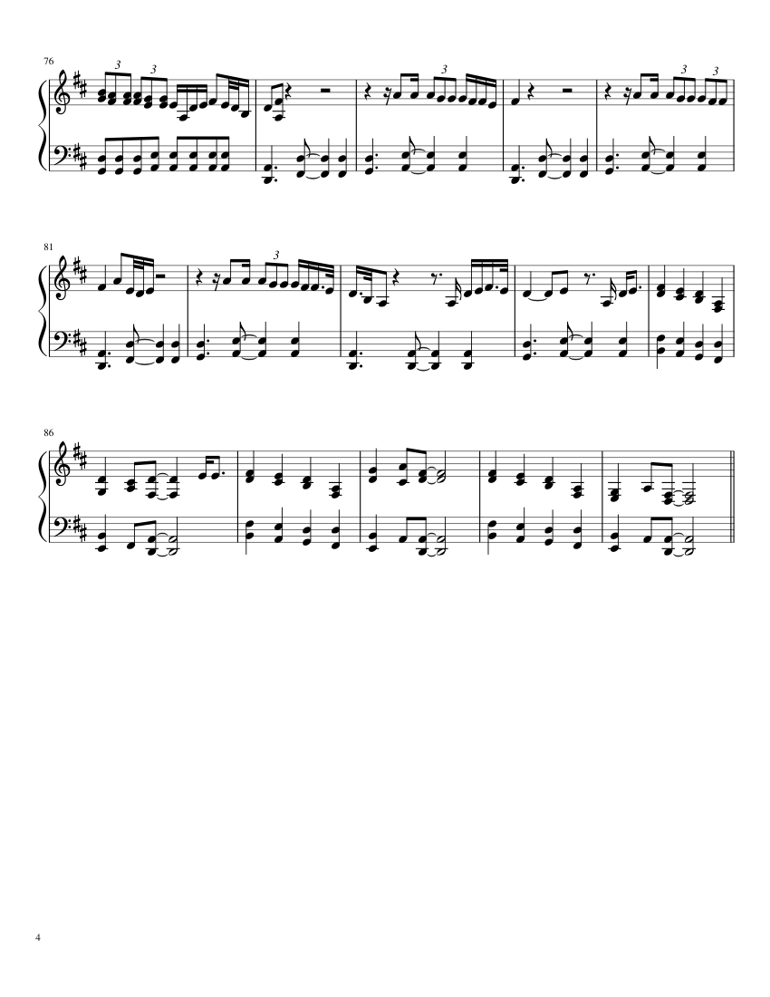 Ed Sheeran-Thinking out Loud - piano sheet music page 4