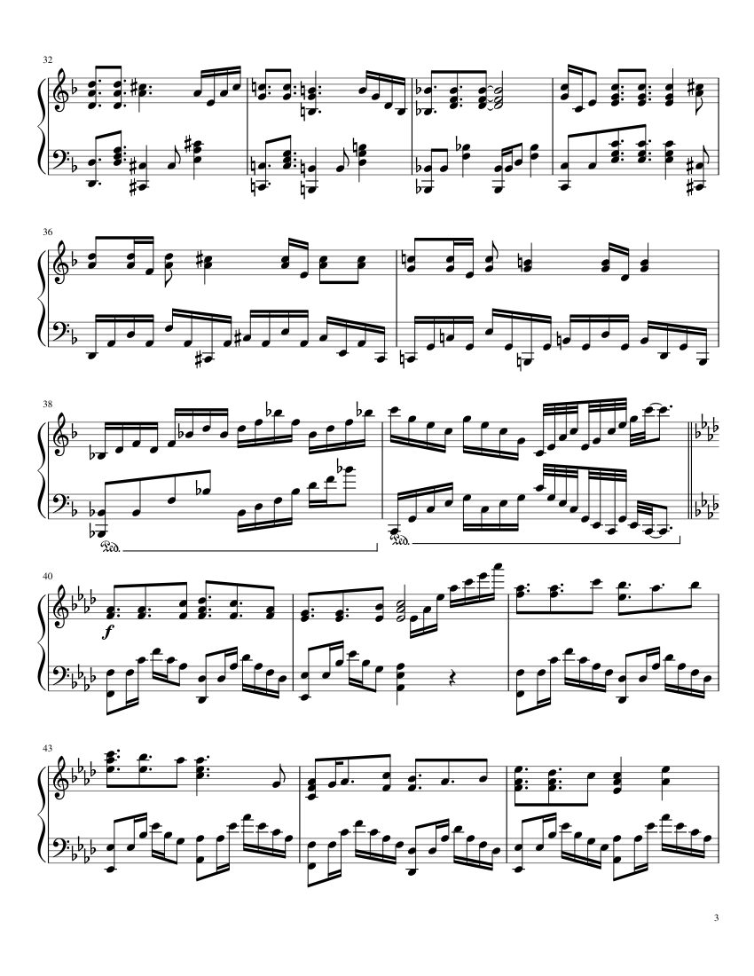 Endless Tears: Love is a Beautiful Pain [complete] - piano sheet music page 3