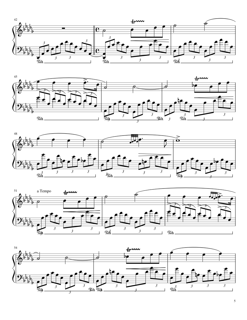 Fantaisie Impromptu - piano sheet music page 5