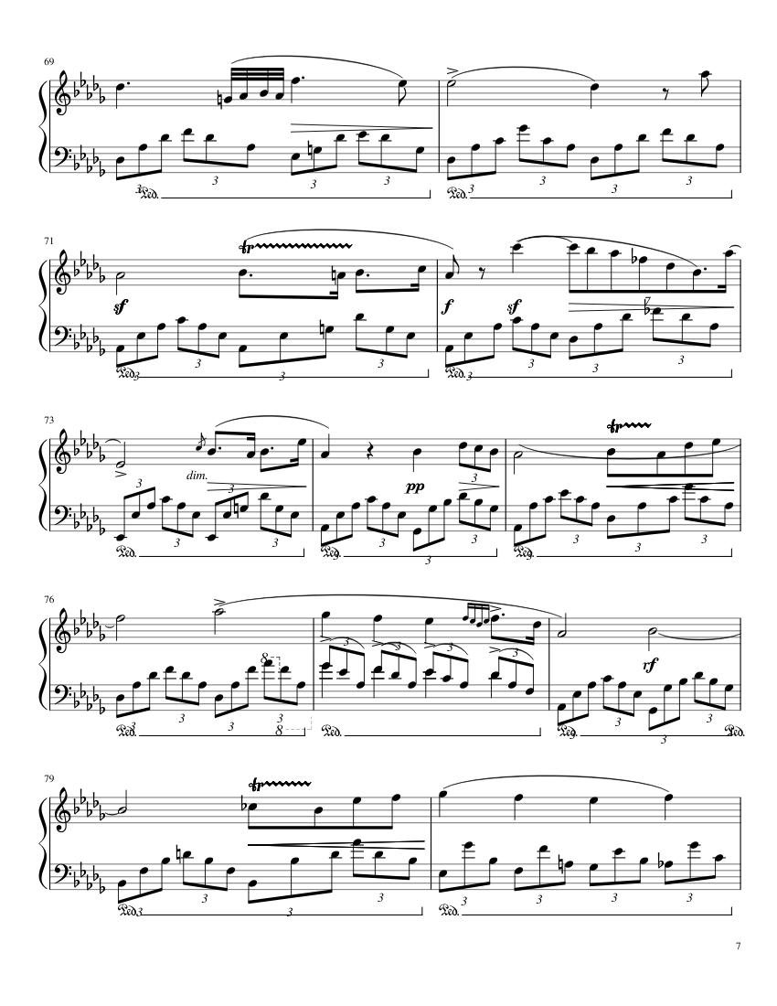 Fantaisie Impromptu - piano sheet music page 7