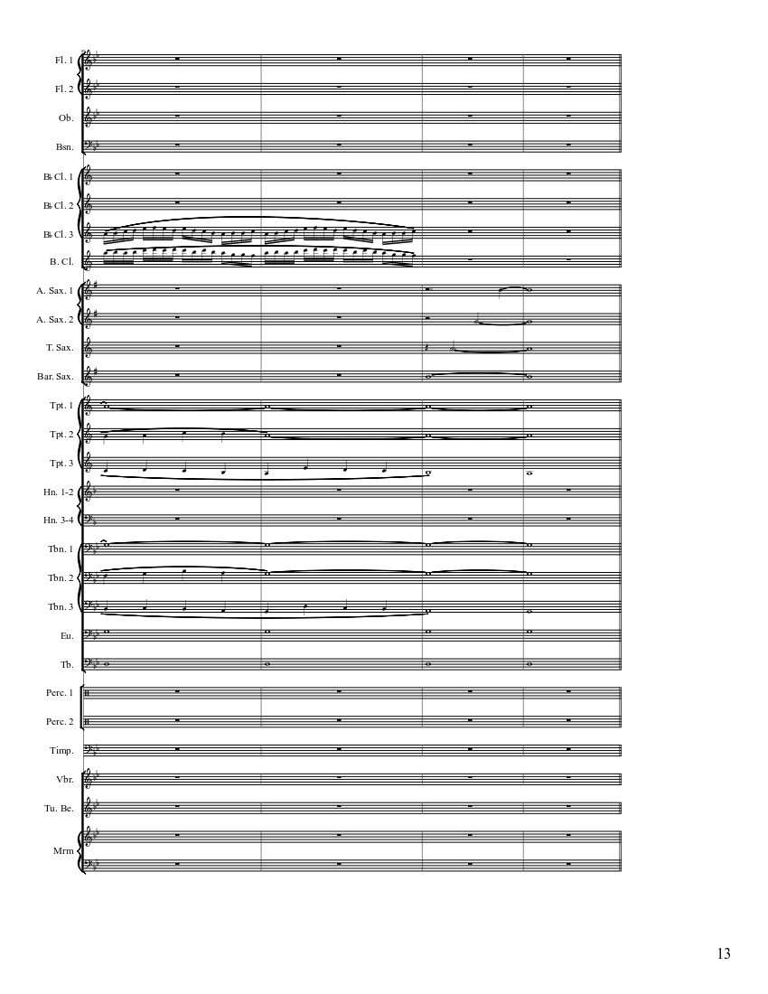 Forest on a Hill - piano sheet music page 13