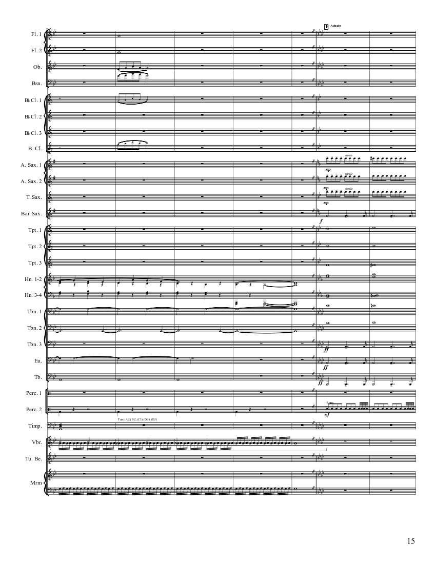 Forest on a Hill - piano sheet music page 15