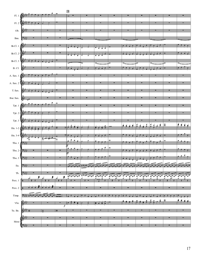 Forest on a Hill - piano sheet music page 17