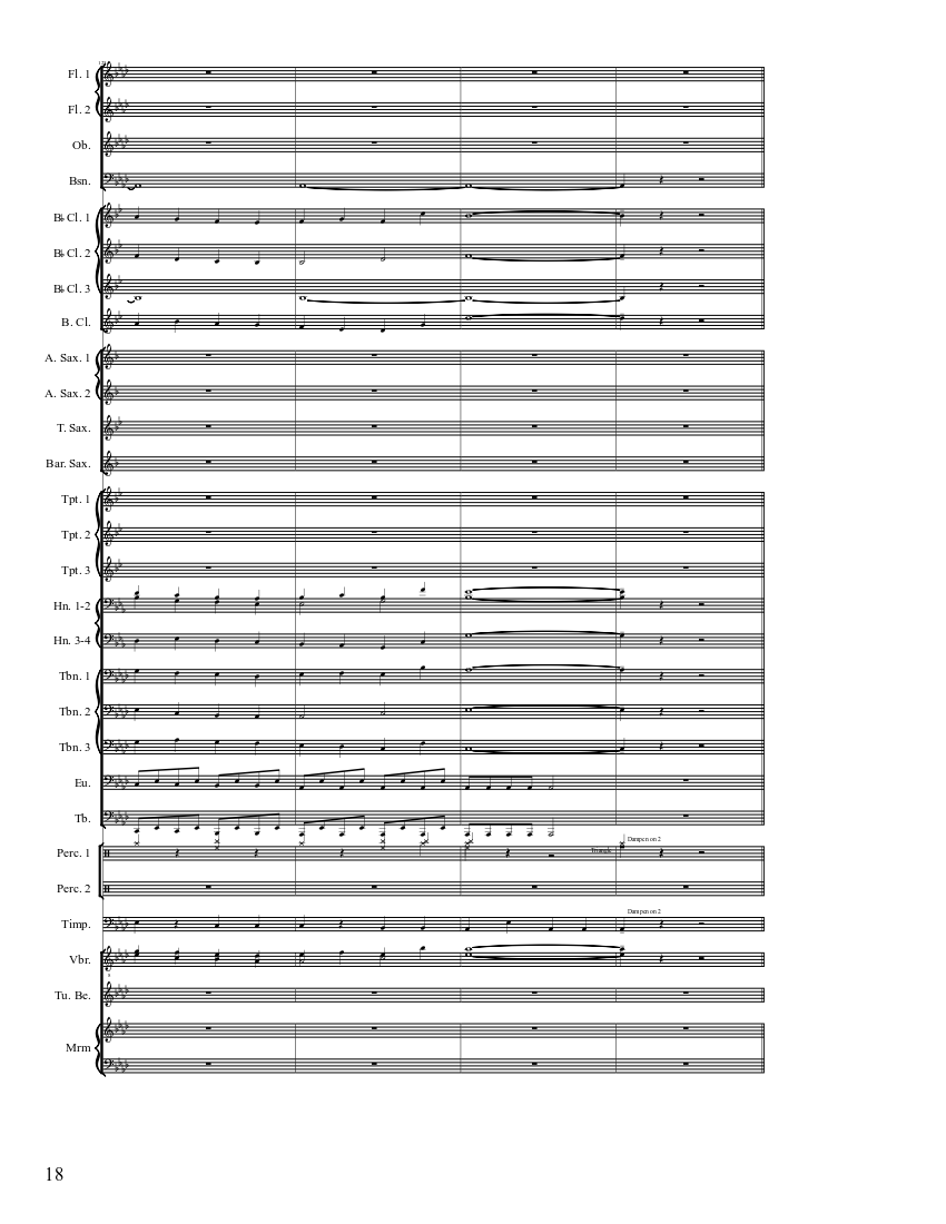 Forest on a Hill - piano sheet music page 18