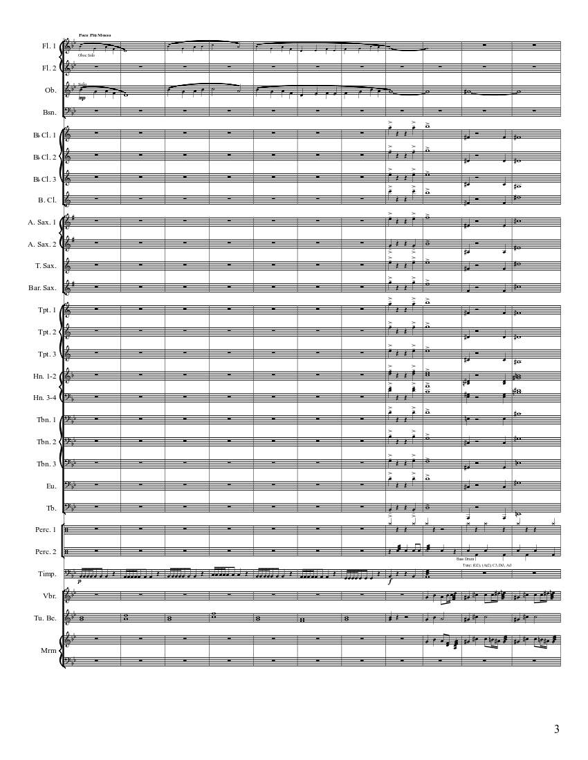 Forest on a Hill - piano sheet music page 3