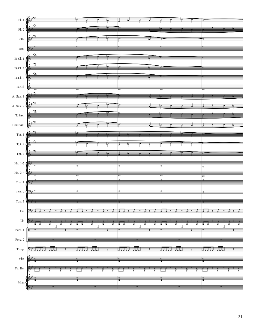 Forest on a Hill - piano sheet music page 21