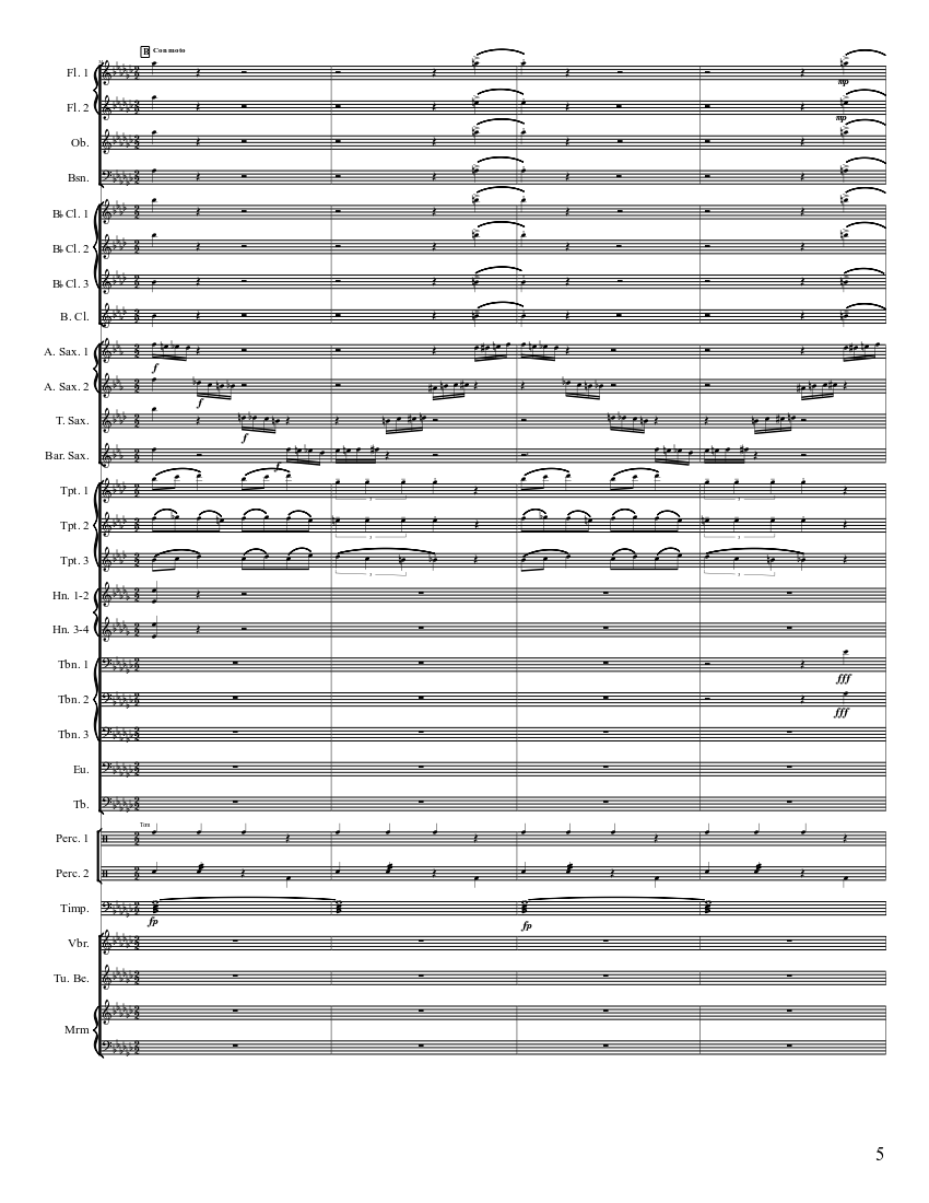 Forest on a Hill - piano sheet music page 5