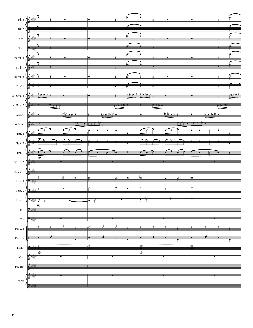 Forest on a Hill - piano sheet music page 6