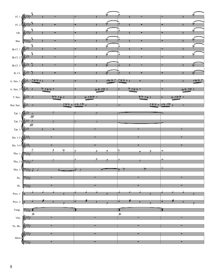 Forest on a Hill - piano sheet music page 8