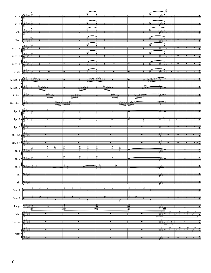 Forest on a Hill - piano sheet music page 10