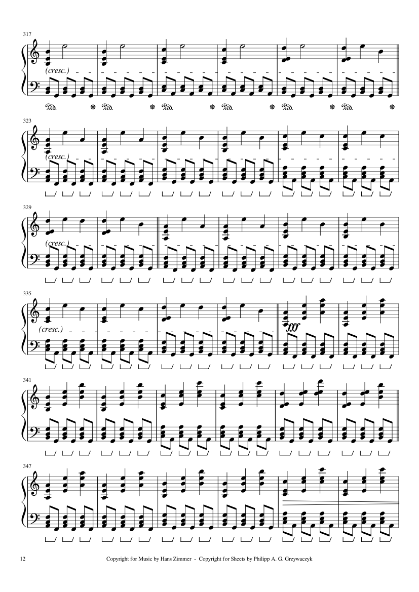 Interstellar-Suite - Hans Zimmer - piano sheet music page 12