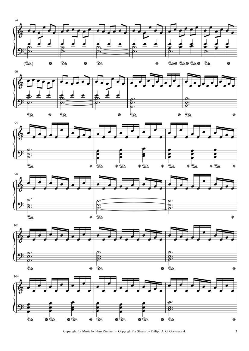 Interstellar-Suite - Hans Zimmer - piano sheet music page 3