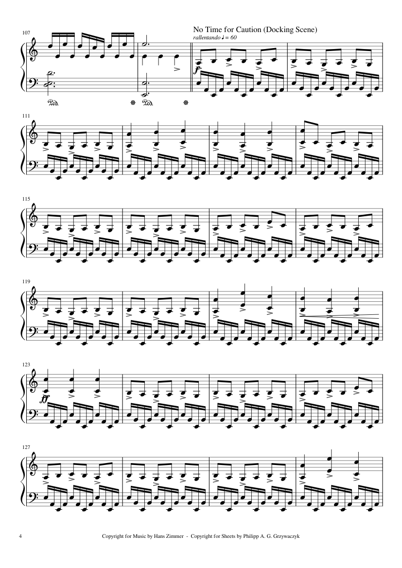 Interstellar-Suite - Hans Zimmer - piano sheet music page 4