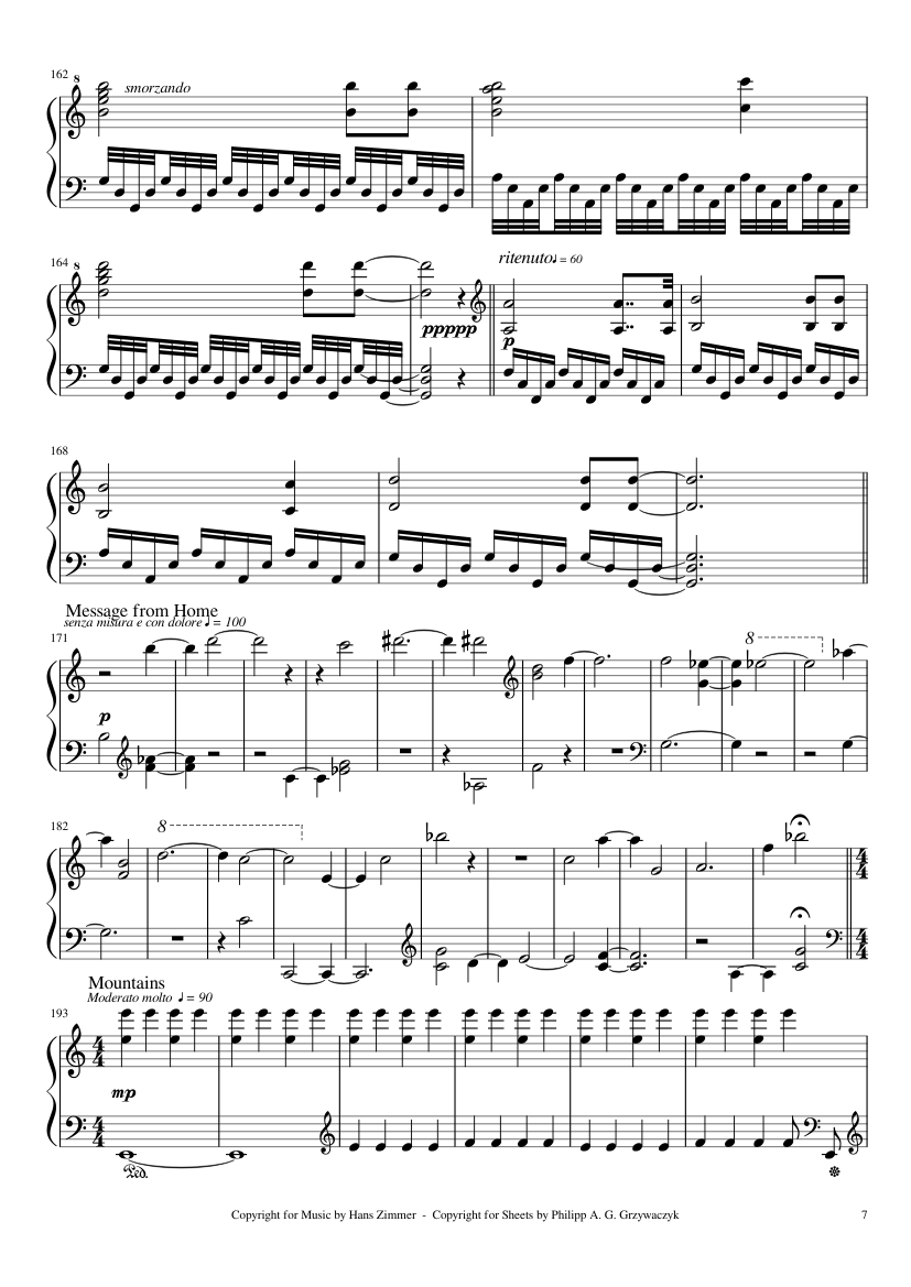 Interstellar-Suite - Hans Zimmer - piano sheet music page 7