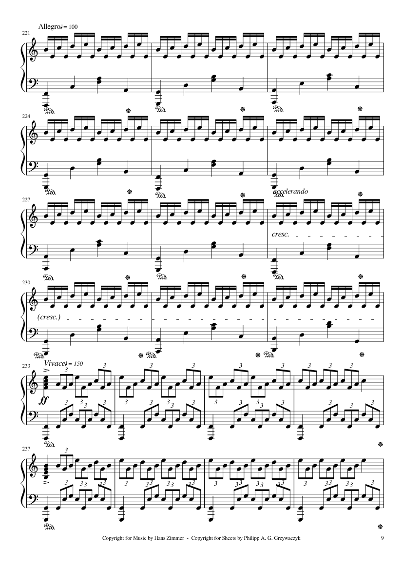 Interstellar-Suite - Hans Zimmer - piano sheet music page 9