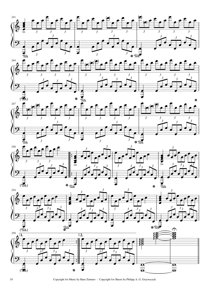 Interstellar-Suite - Hans Zimmer - piano sheet music page 10