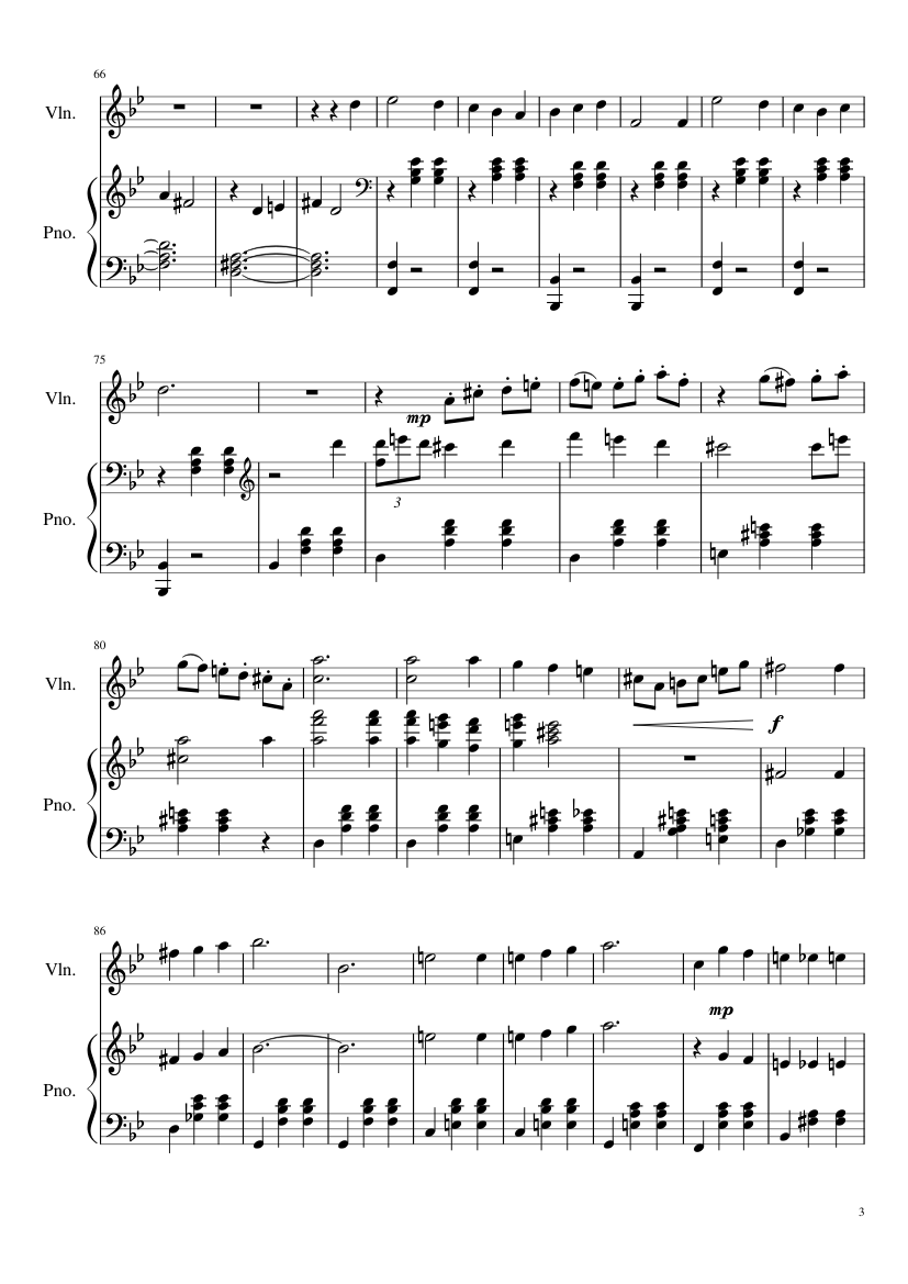 Merry Go Round Of Life - piano sheet music page 3