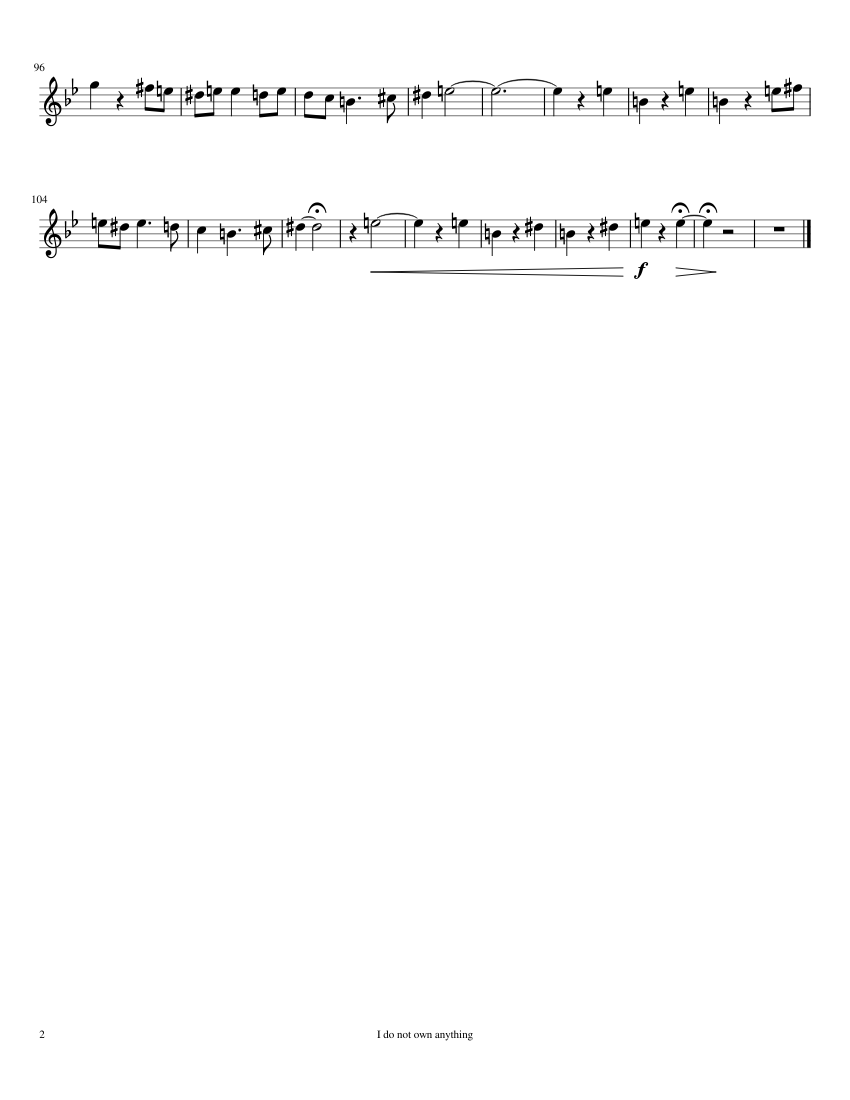 Merry Go Round of Life (First Violin) – Joe Hisaishi - piano sheet music page 2