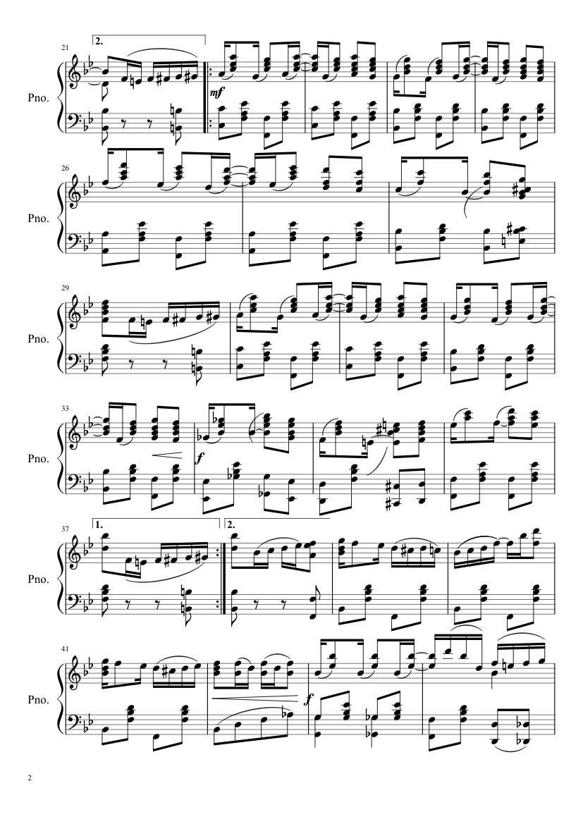 Pineapple Rag - piano sheet music page 2