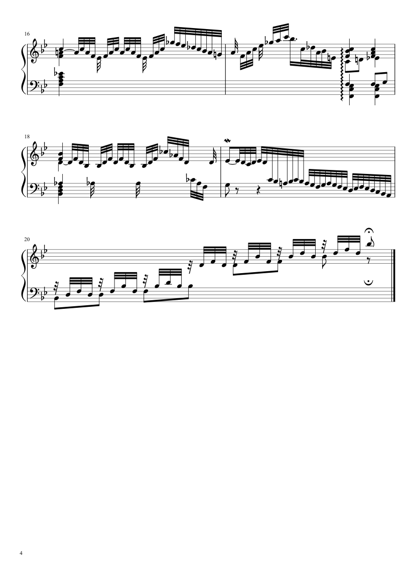 Prélude No. 21 BWV 866 in B♭ Major - piano sheet music page 4