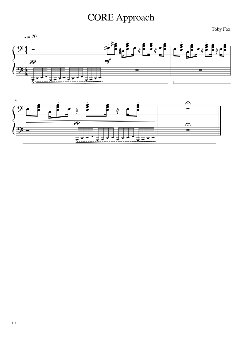 Undertale: Complete OST (101/101) (Update 160525) - piano sheet music page 114