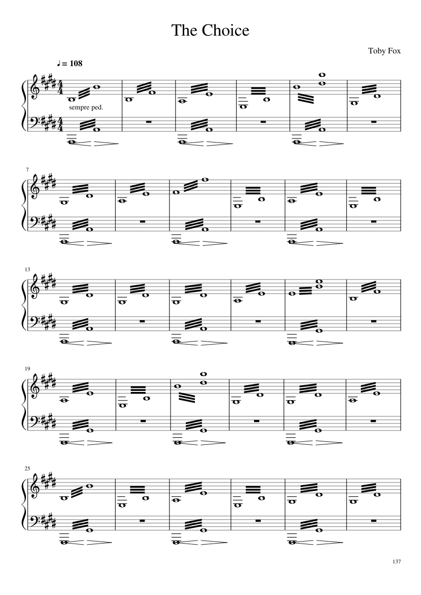 Undertale: Complete OST (101/101) (Update 160525) - piano sheet music page 137