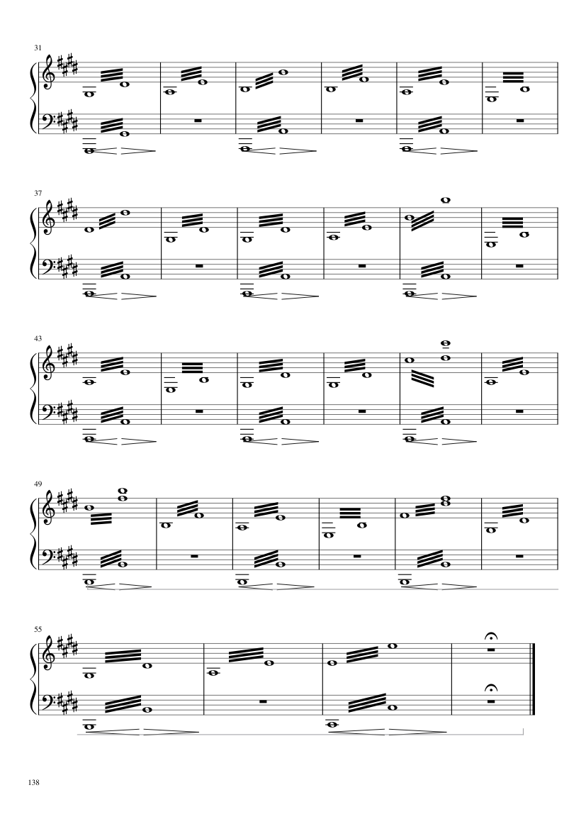 Undertale: Complete OST (101/101) (Update 160525) - piano sheet music page 138