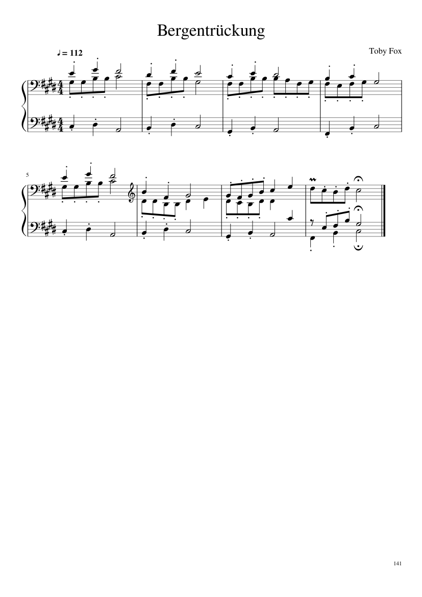 Undertale: Complete OST (101/101) (Update 160525) - piano sheet music page 141