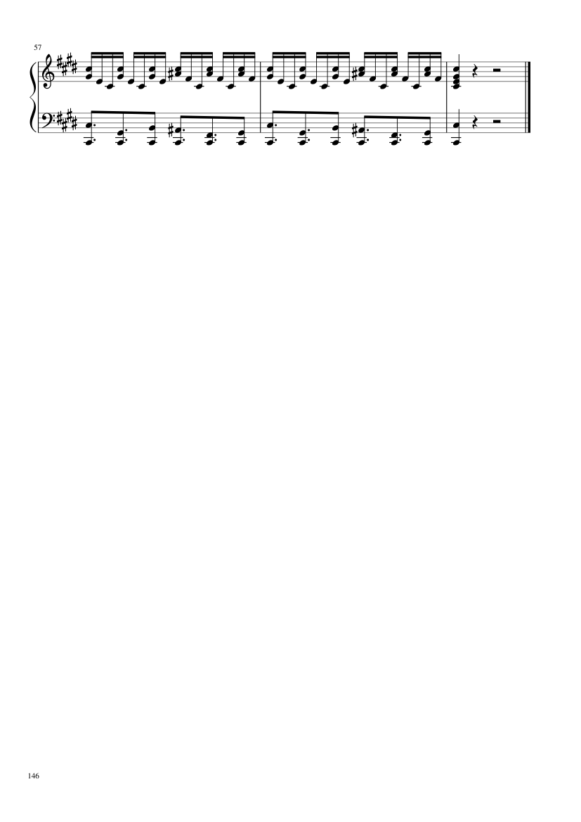 Undertale: Complete OST (101/101) (Update 160525) - piano sheet music page 146