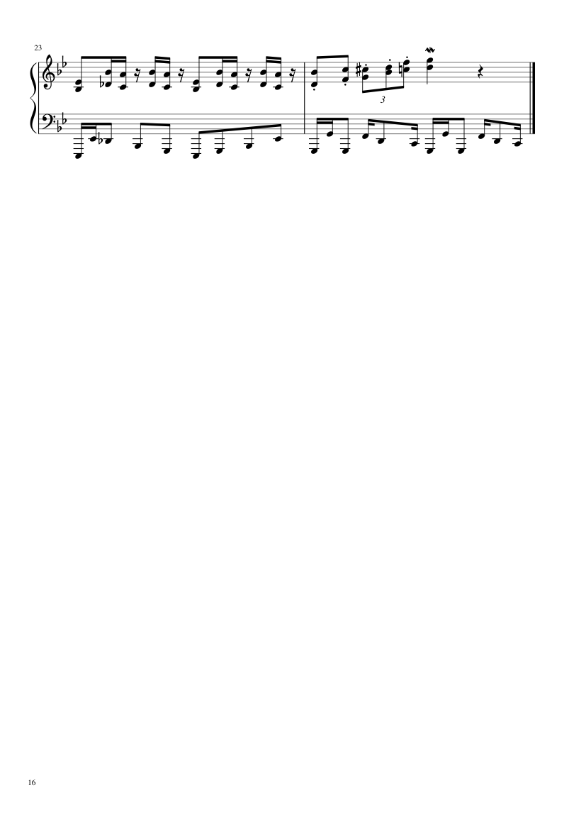 Undertale: Complete OST (101/101) (Update 160525) - piano sheet music page 16
