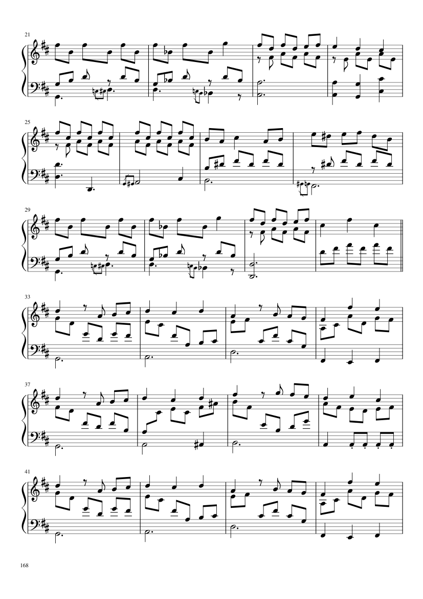 Undertale: Complete OST (101/101) (Update 160525) - piano sheet music page 168