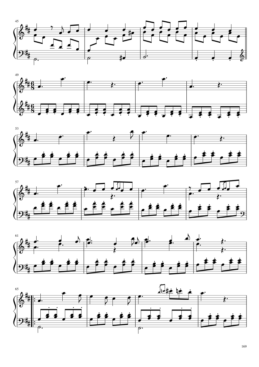 Undertale: Complete OST (101/101) (Update 160525) - piano sheet music page 169