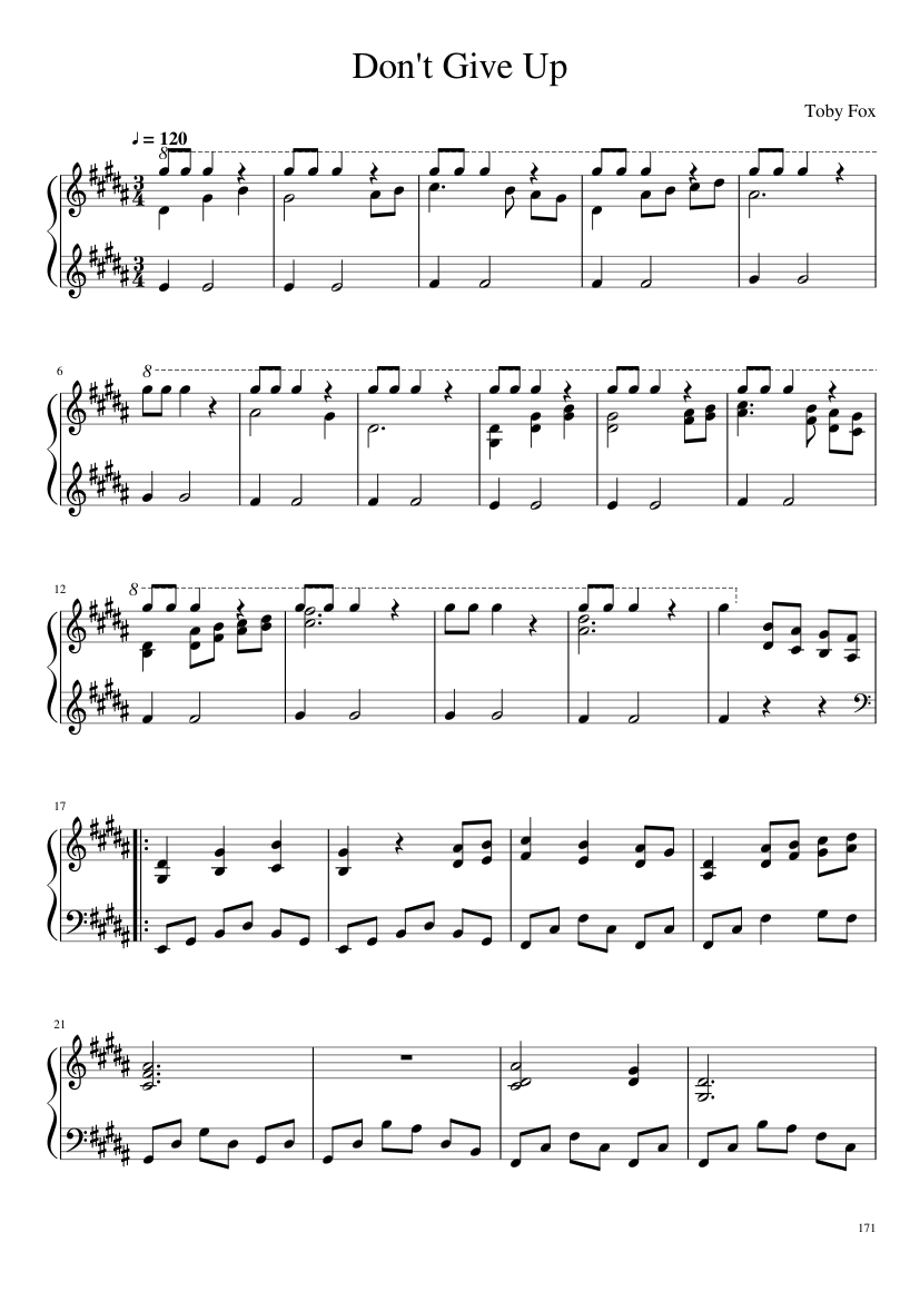 Undertale: Complete OST (101/101) (Update 160525) - piano sheet music page 171