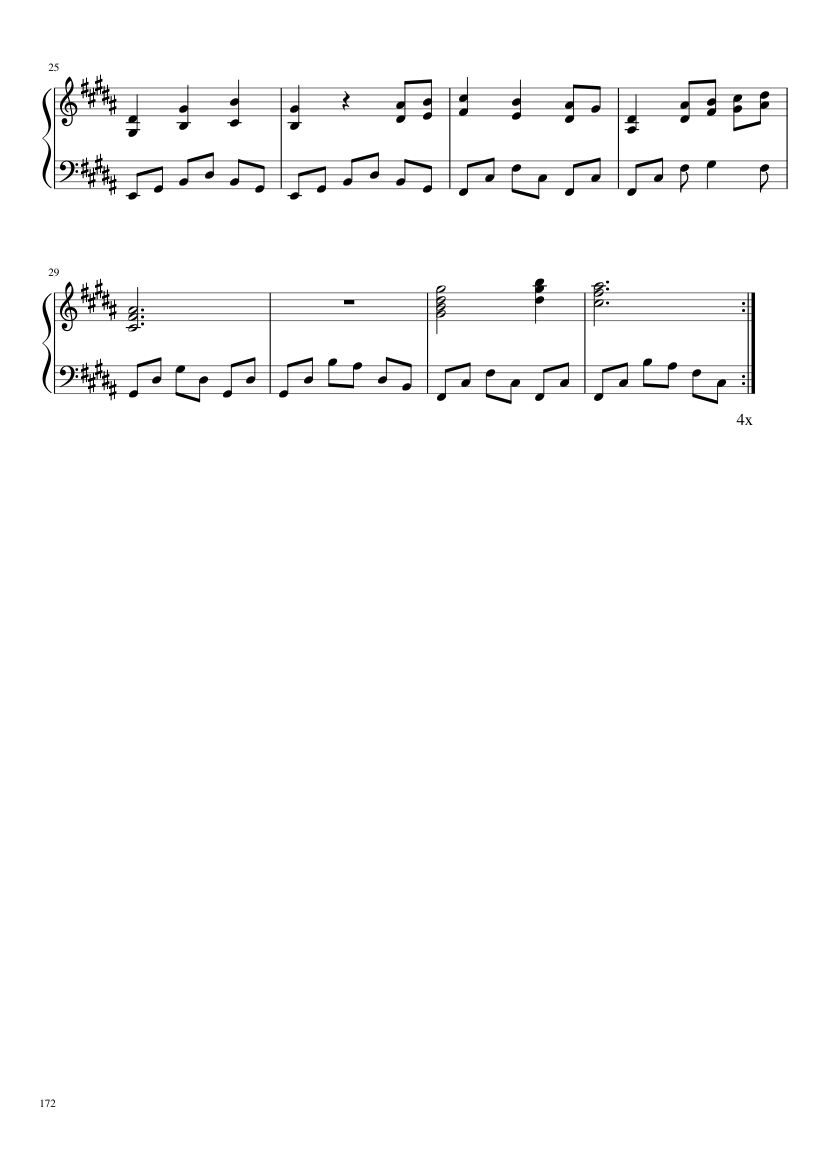 Undertale: Complete OST (101/101) (Update 160525) - piano sheet music page 172