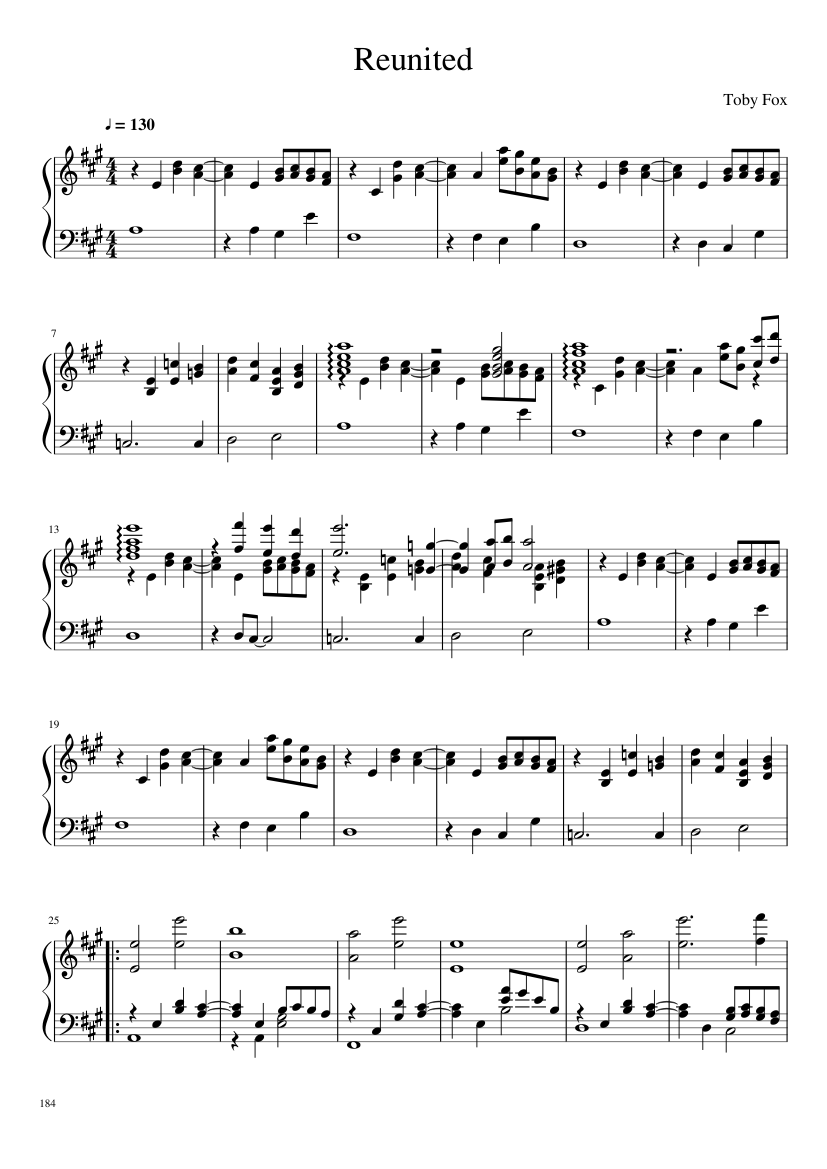 Undertale: Complete OST (101/101) (Update 160525) - piano sheet music page 184