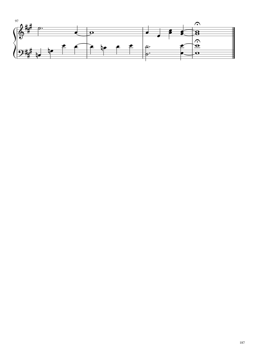 Undertale: Complete OST (101/101) (Update 160525) - piano sheet music page 187