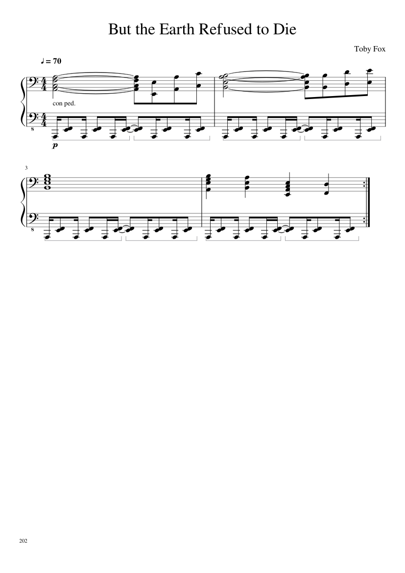 Undertale: Complete OST (101/101) (Update 160525) - piano sheet music page 202