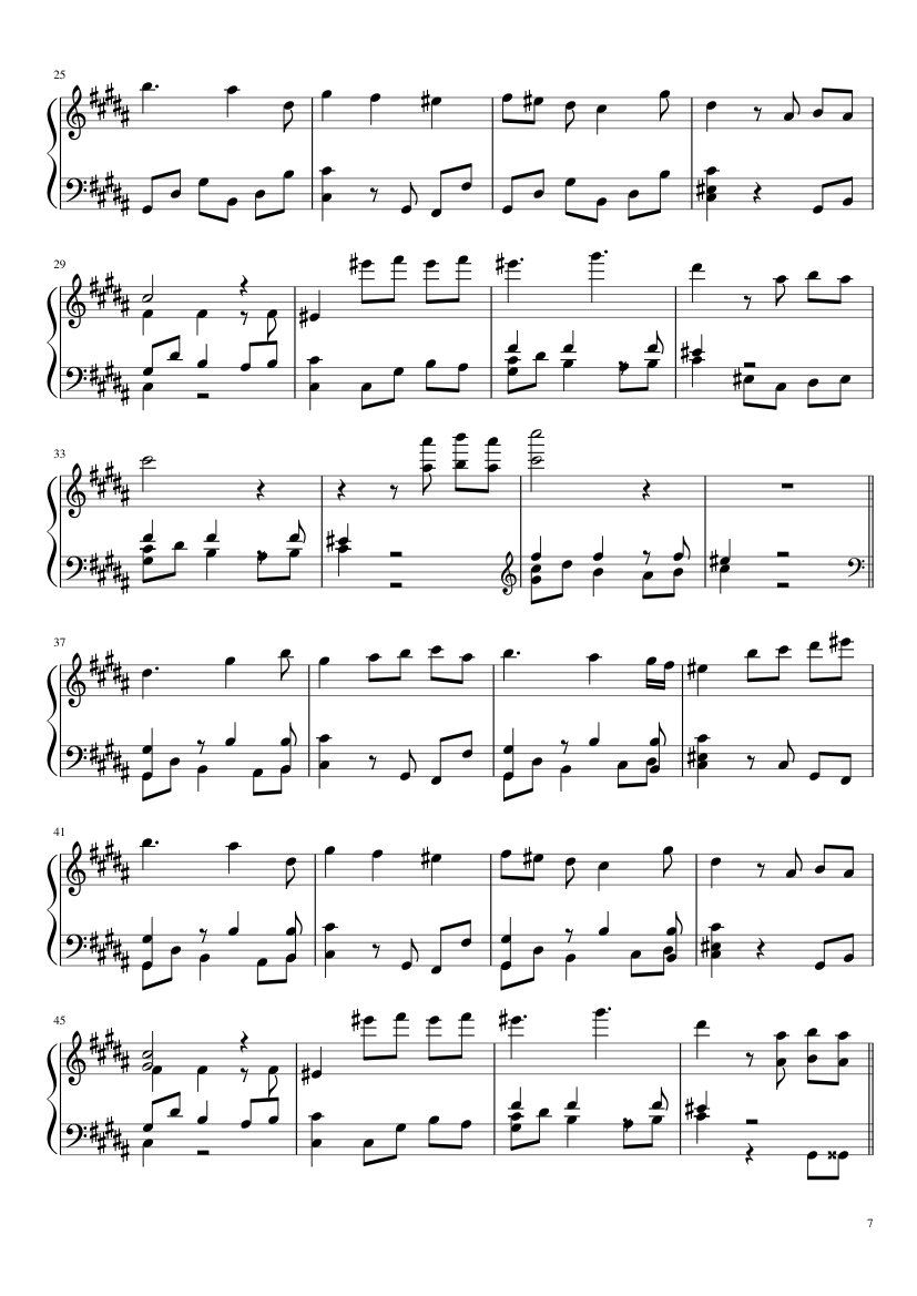 Undertale: Complete OST (101/101) (Update 160525) - piano sheet music page 7